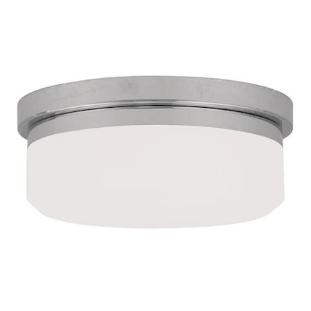 Livex Lighting Stratus 2 Light Polished Chrome Ceiling Mount or Wall Mount 7391-05