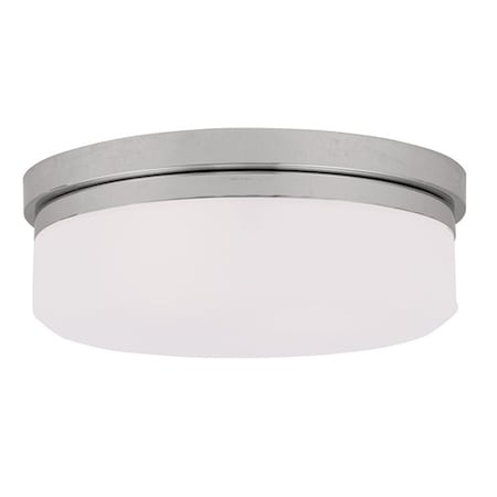 Livex Lighting Stratus 2 Light Polished Chrome Ceiling Mount or Wall Mount 7392-05