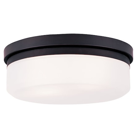 Livex Lighting Stratus 2 Light Bronze Ceiling Mount or Wall Mount 7392-07
