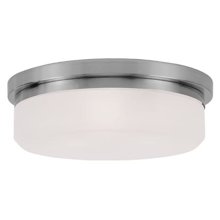 Livex Lighting Stratus 3 Light Brushed Nickel Ceiling M 7393-91