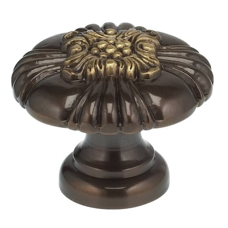 Omnia Ornate Cabinet Knob Shaded Bronze 1-3/8" 7417/35.SB