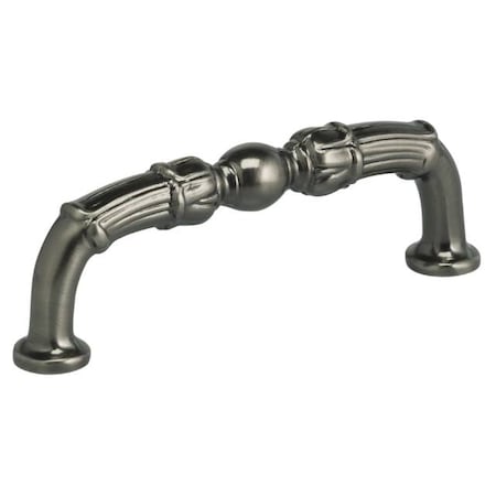 Omnia Center to Center Ornate Cabinet Pull Antique Nickel 3-1/2" 7432/89.15A