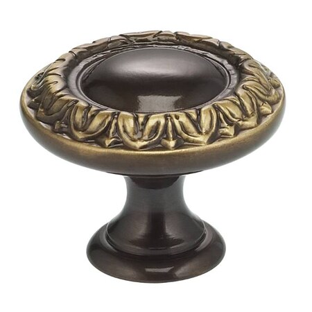Omnia Ornate Cabinet Knob Shaded Bronze 1-3/16" 7436/30.SB