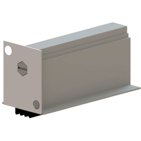 Hager Mill Finish Aluminum Bottom 743SMIL48 743SMIL48