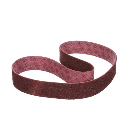 Scotch-Brite Sanding Belt, Aluminum Oxide, MED, Maroon 61000016818