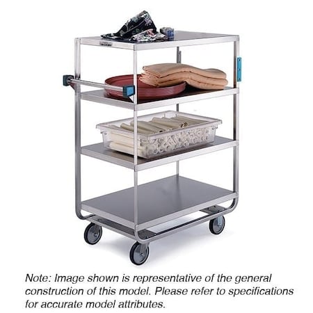 Lakeside NSF Stainless 6 Shelf Cart; (3) Edges Up, 700 lb Capacity, 21"x49" 563
