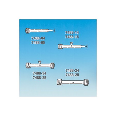 Ace Glass Manifold #25-1in 72in 7 Ports 7488-14-72-7