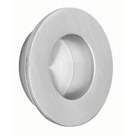 Omnia Round Flush Pull Satin Stainless Steel 1-3/8" 7502.32D