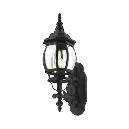 Livex Lighting Textured Black Outdoor Wall Lantern, 1 Li 7520-14