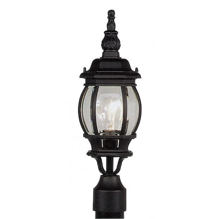 Livex Lighting Textured BlackOutdoor Post Top Lantern, 1 7522-14