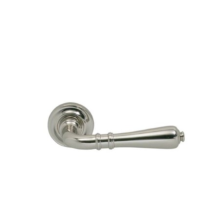 Omnia Lever 1-3/4" Rose Pass 2-3/4" BS T 1-3/8" Doors Bright Nickel 752 752/45A.PA14