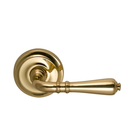 Omnia LVR 2-5/8" Rose Priv 2-3/4" BS Full Lip 1-3/4" Doors Bright Brass 752 752/00CF.PR1