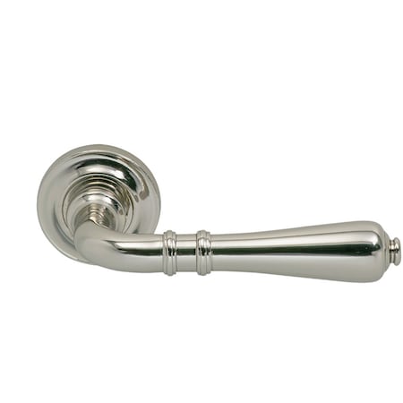 Omnia Lever 1-3/4" Rose Pass 2-3/8" BS T 1-3/8" Doors Bright Brass 752 752/45.PA1