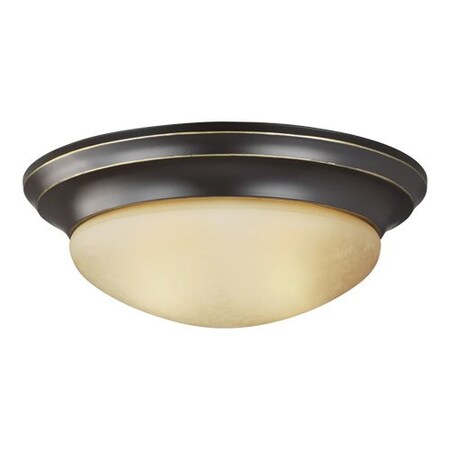 Sea Gull Two Light Ceiling, Flush Mount, Heirloom B 75445-782