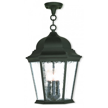 Livex Lighting Hamilton 3 Light Textured Black Outdoor 75475-14