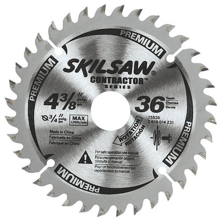 Skil Flooring Blade 4 3/8" X 36T TCG 75536
