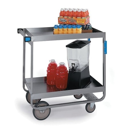 Lakeside Stainless Steel Deep Shelf Cart; 700 Lb Capacity, 2 Shelf, 21"x49" 757