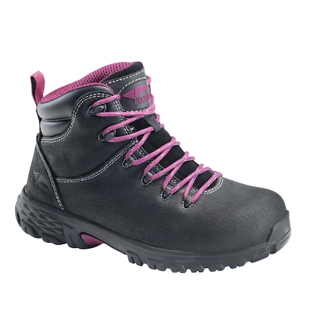 Avenger Safety Footwear Women's Aluminum Toe FLIGHT AT, WOMENS PR, Black, 6.5, Medium, A7472 A7472-6.5M