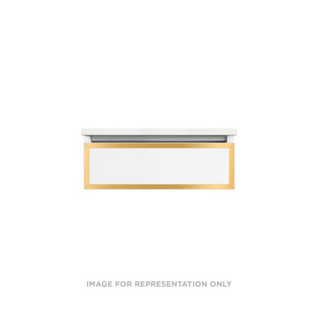 Robern Profiles, 24X7.5X18, Plu, Sel, M Blk, M Gld VP24H1D18P28S82