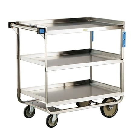 Lakeside Stainless Steel Utility Cart; 700 Lb Capacity, 3 Shelf, 21"x49" 759