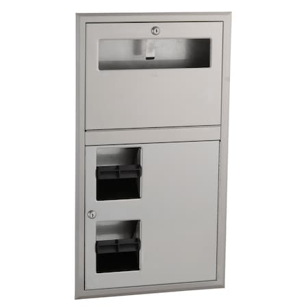 Bobrick Seat-Cover Dispenser, Toilet Tissue 34745