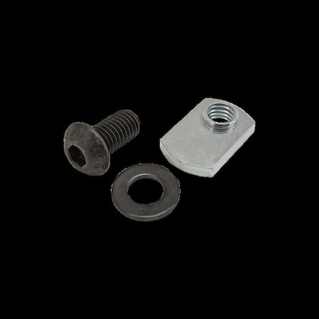 80/20 M8-1.25 Socket Head Cap Screw, Button, Black Zinc Plated Steel, 16 mm Length 75-3528