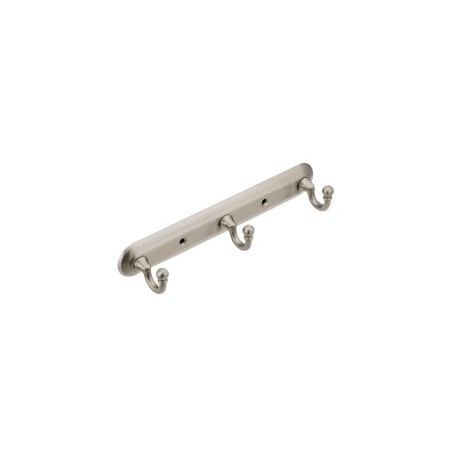 Moen Yorkshire Triple Robe Hook Brushed Nickel 7603BN