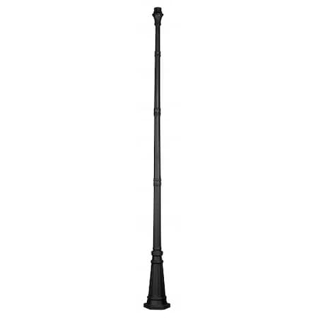 Livex Lighting Textured Black Outdoor Lamp Post 7617-14