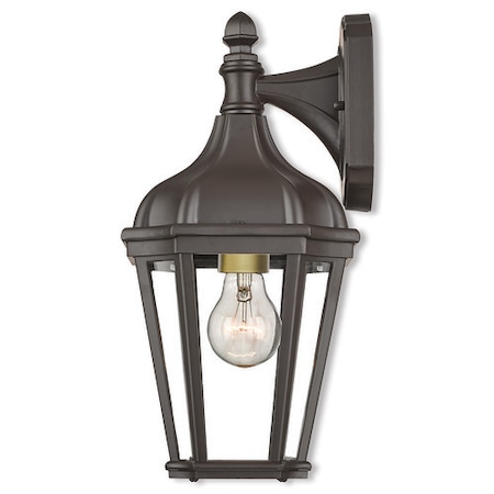 Livex Lighting Morgan 1 Light Bronze Outdoor Wall Lantern 76181-07