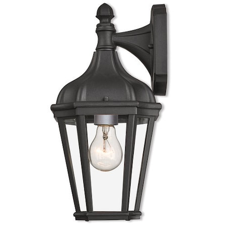 Livex Lighting Morgan 1 Light Textured Black Outdoor Wa 76181-14