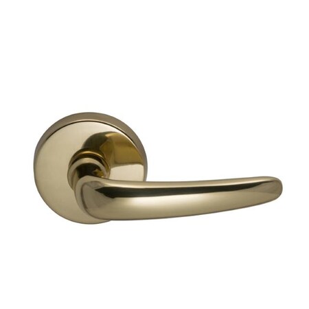Omnia Lever Privacy 2-3/8" Backset, T Strike, 1-3/4" Doors Bright Brass 762 762/00B.PR1