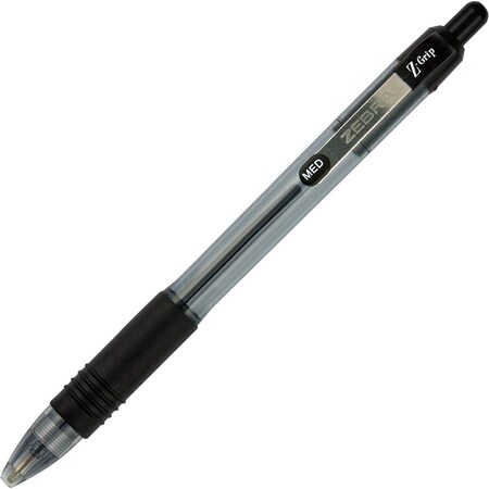 Zebra Z-Grip RT BP Pen, nero, confezione da 7 (22271