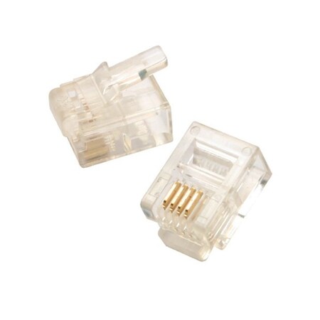 Proskit Modular Plug, Stranded, 4P4C, Flat Cbl, PK50 702-059