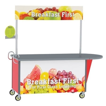 Lakeside Breakfast/Snack Cart - Flat Top 764