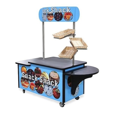Lakeside Breakfast/Snack Cart - Dual Level Top w/Drop Leaf 768