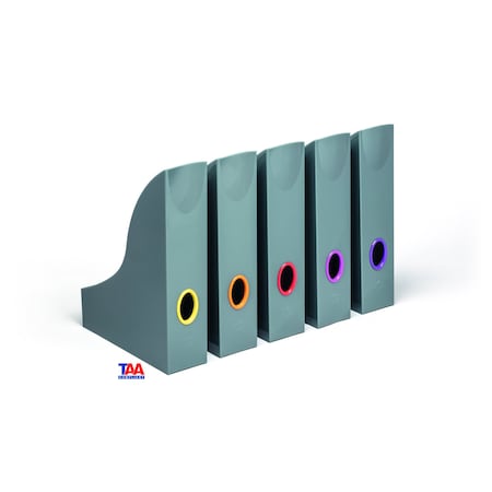 Durable Office Products Desk AccessoriesÂ , Gray/Multicolor, Plastic, 8.78 W, 9.65 H, 14.96 D 770657