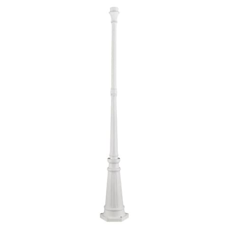 Livex Lighting Textured White Outdoor Lamp Post 7709-13
