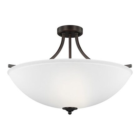 Sea Gull Large, Four Light Semi-Flush Convertible 7716504-710