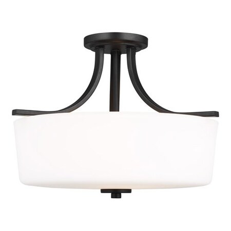 Sea Gull Three Light Semi-Flush Mount 7728803-112