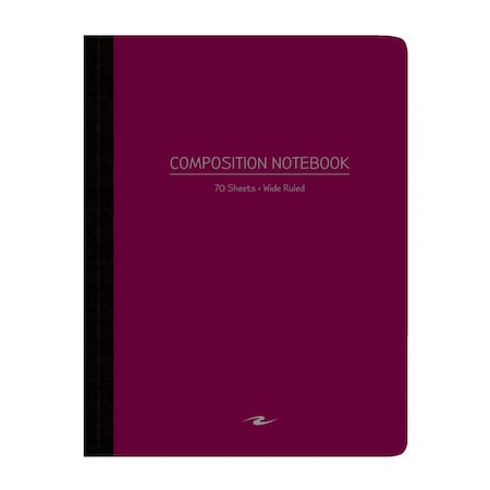 Roaring Spring Case of Assorted Color Poly Flex Comp Notebooks, Wide Ruled, 70 sht, 9.75"x7.75", Flexible Covers, PK24 77290cs