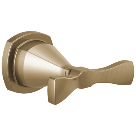 Delta Delta Stryke Double Robe Hook, Champagne 77638-CZ