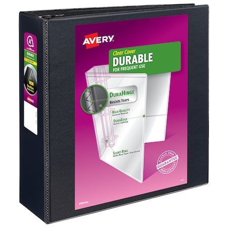 Avery Durable View 3 Ring Binder, 4" EZD Ring 9800