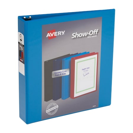 Avery Show-Off Economy View 3 Ring Binder, 1.5 12058