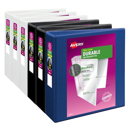 Avery Durable View 3 Ring Binder, 3" Slant Rin 17048