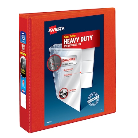 Avery Heavy-Duty View 3 Ring Binder, 1.5" One 79171