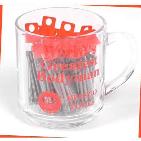 Keysco Tools Mug w/ Drill Bits, 12 Bits 77773