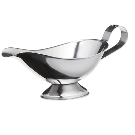 Tablecraft Standard Weight Gravy Boat, SS, 3 OZ 7803