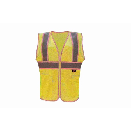 Gss Safety Class 2 Two Tone Lady Vest, 4XL/5XL 7805-4XL/5XL
