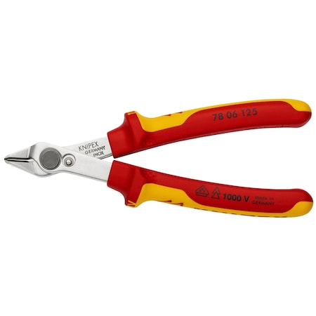 Knipex Super Knips Electronics Pliers, 5" Elect 78 06 125