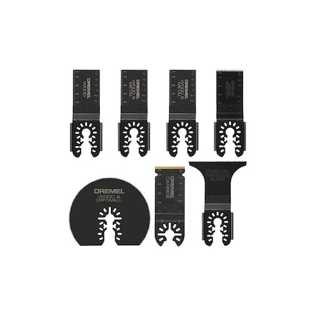 Dremel OscilToolBladeSet, 7pcs, W:3";1.25"to2.75" MM497U
